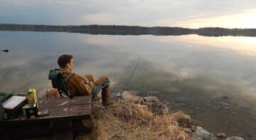 Фото номера  Двухместный номер с 1 кроватью, вид на озеро Гостиница Загородный клуб Эдем г. Шуя 14